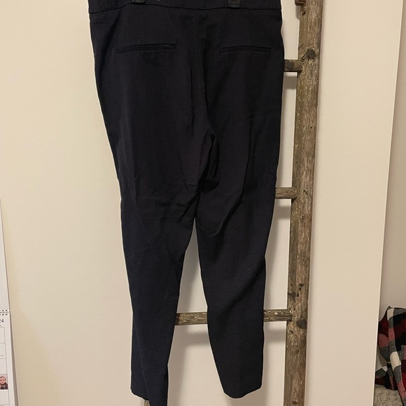 H&M Navy Blue Polka Dot Women’s Slacks - Picture 7 of 10